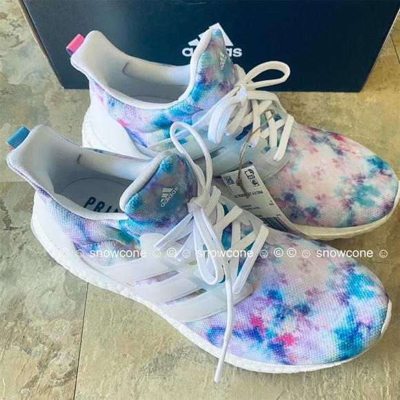 Adidas Ultraboost 4.0 DNA Tie Dye Rainbow Shoes Women’s 7.5 - Picture 3 of 17